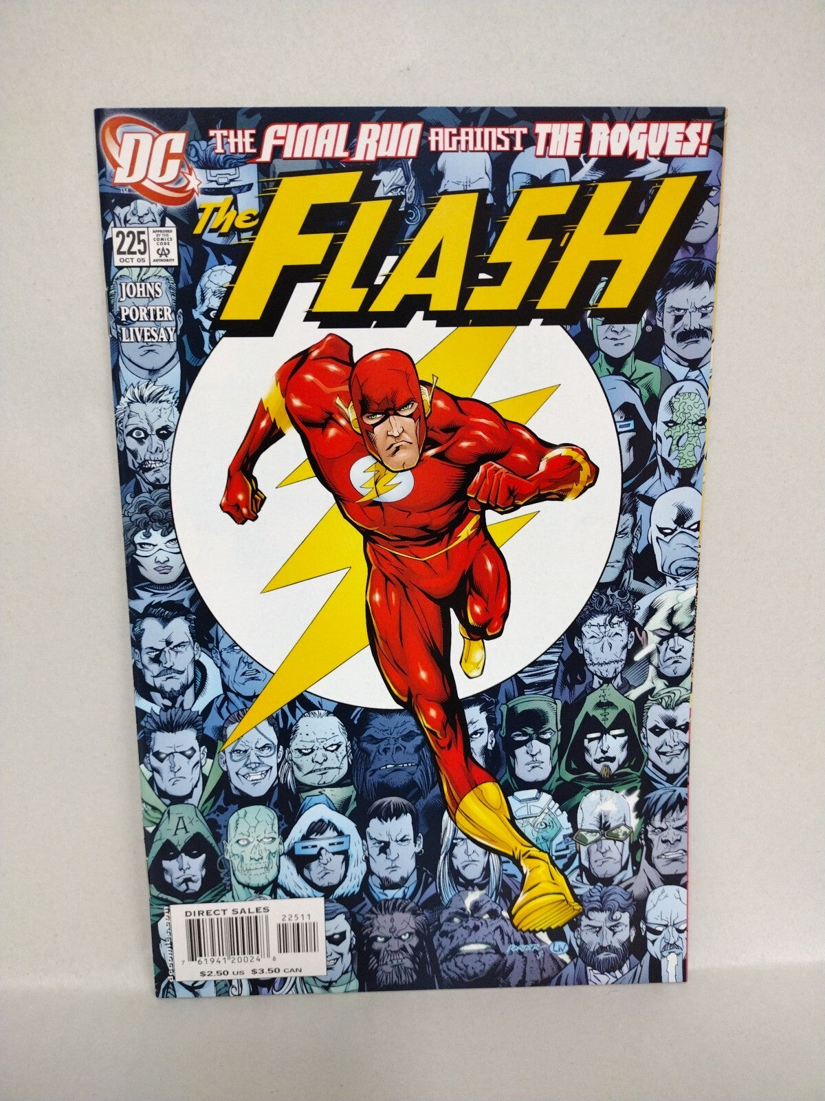FLASH (2005) DC Comic Lot Set #223 224 225 226 227 228 Geoff Johns Reverse VF/NM