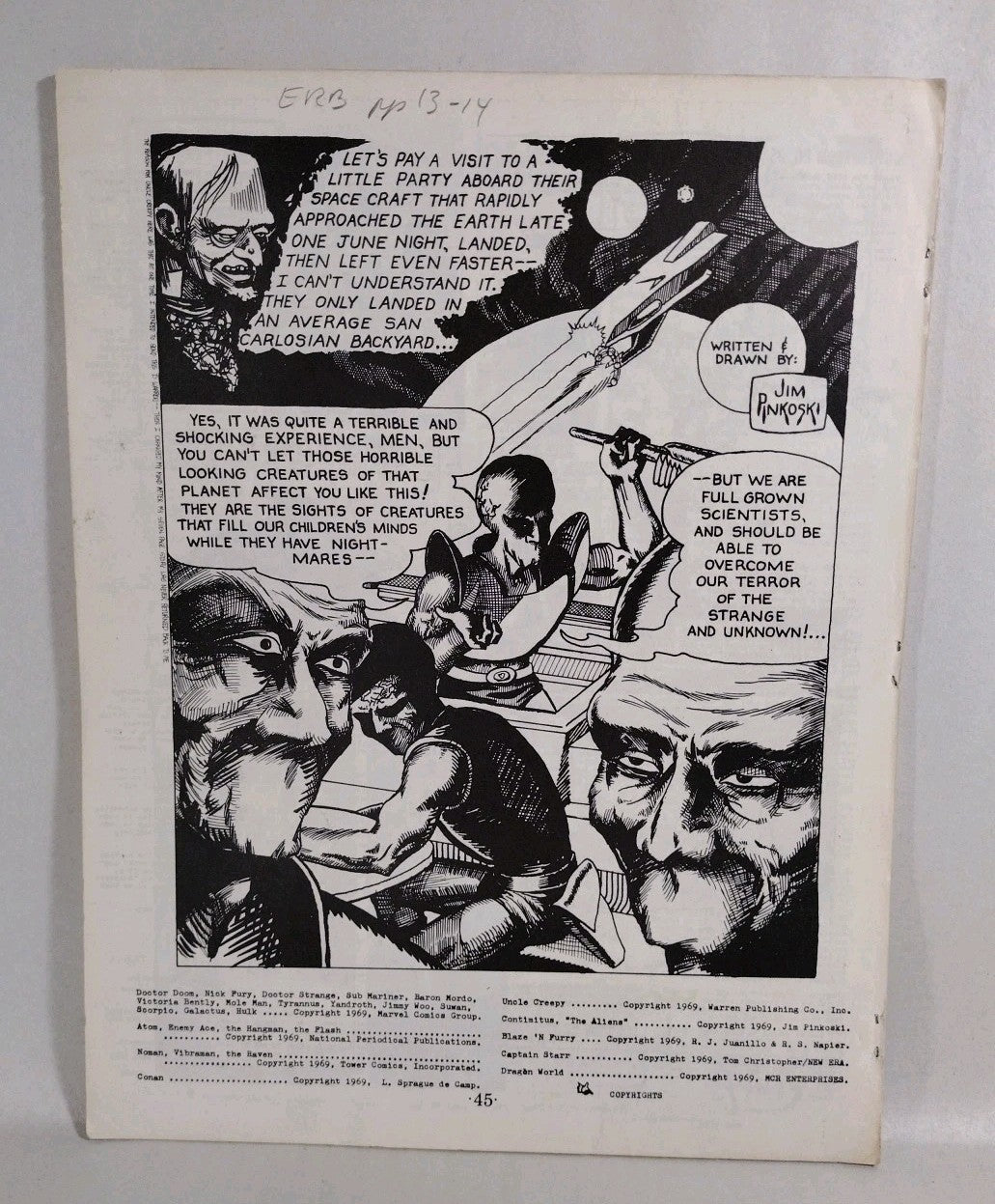 Modern Collector Review #3 (1969) MCR Fanzine Jim Pinkoski Dan Adkins Swipe file