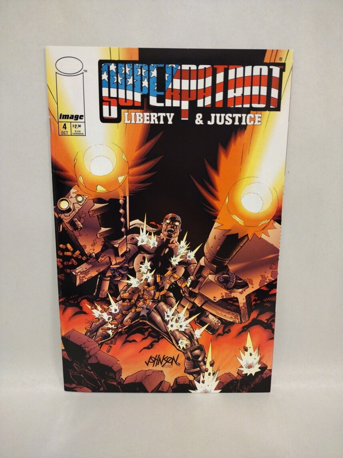 Super Patriot Liberty & Justice (1995) Complete Image Comic Mini-series #1 2 3 4