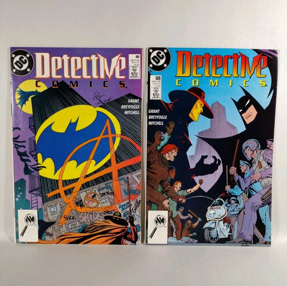 Detective Comics #608 609 (1989) Batman DC Comic Anarchy 1st Appearance VF-NM