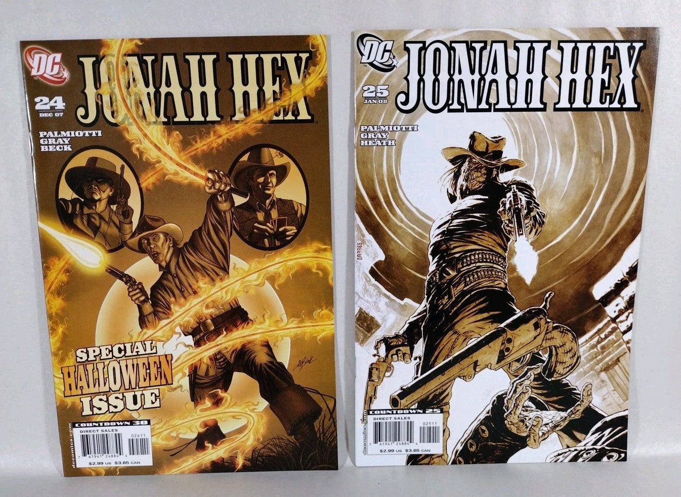 Jonah Hex (2007) DC Comic Lot Set #20 21 22 23 23 25 26 27 Palmiotti VF-NM