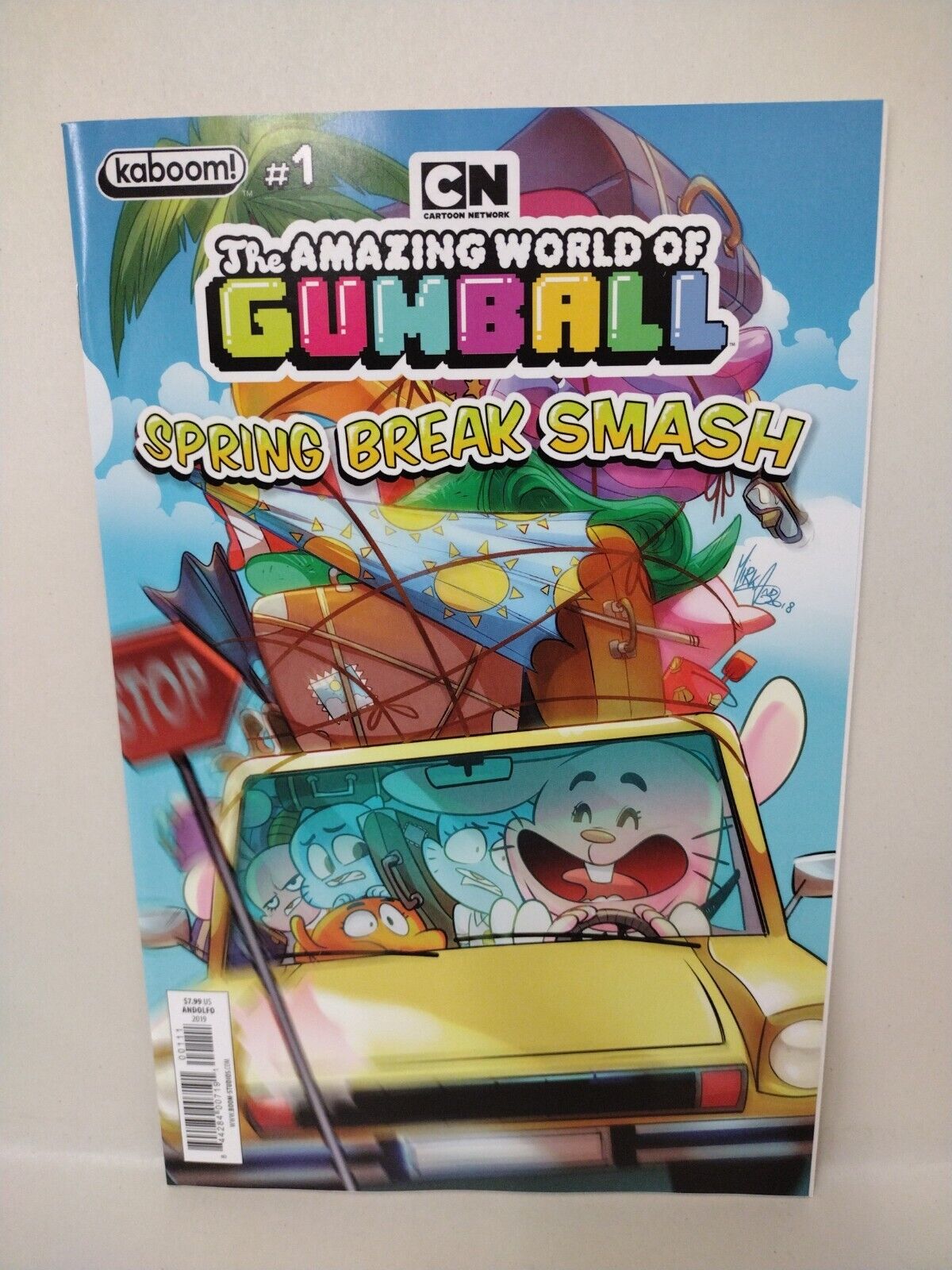 Amazing World of Gumball Spring Break Smash #1 (2019) Comic Mirka Andolfo Cover