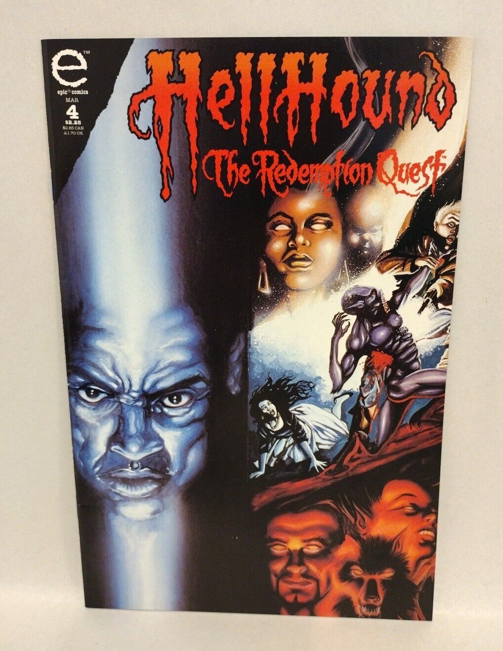 HELLHOUND Redemption Quest (1993) Epic Comics Complete Series #1 2 3 4 