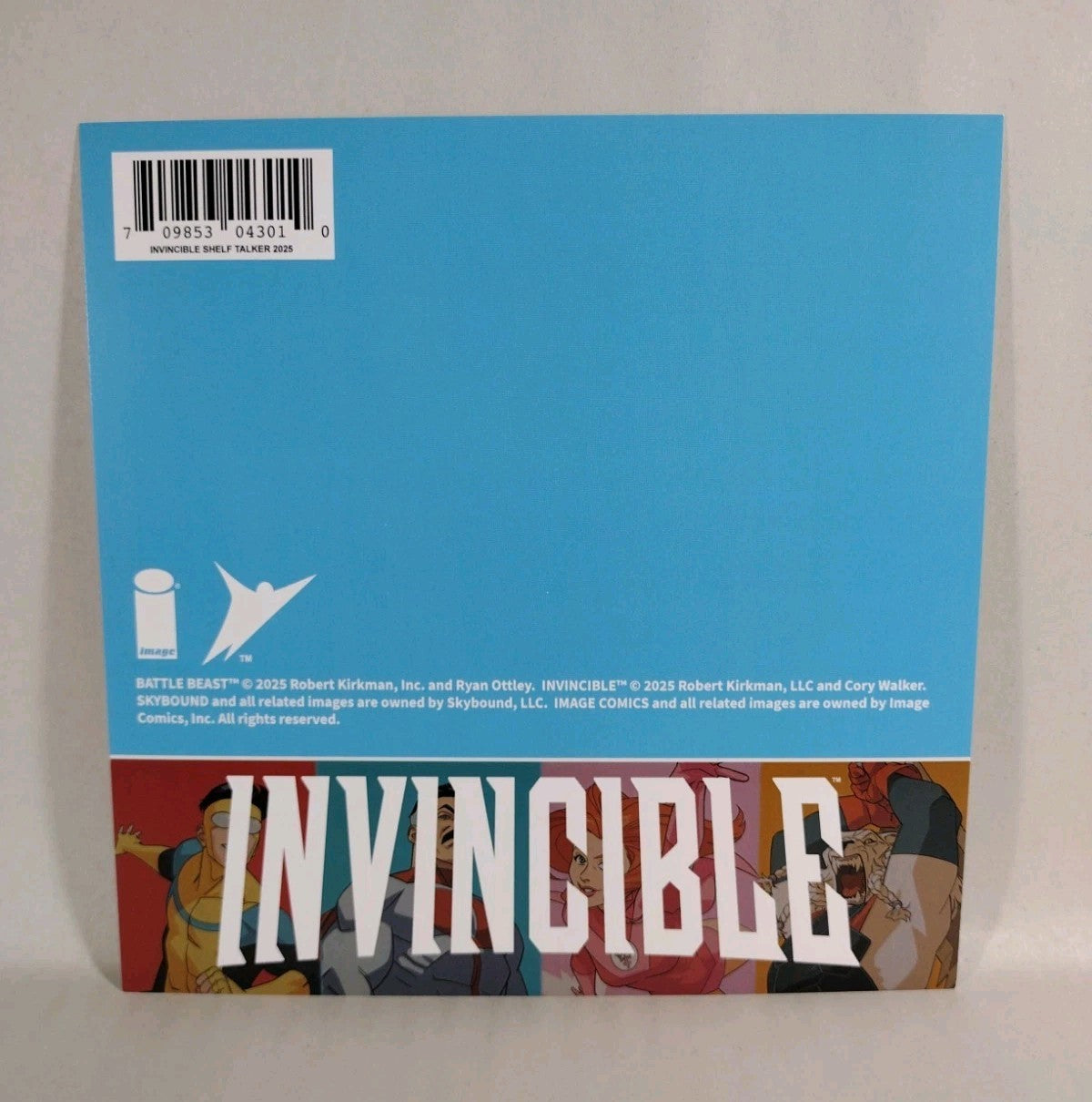 Skybound 2025 Shelf Talker Lot Of 3 Invincible Universal Monsters New