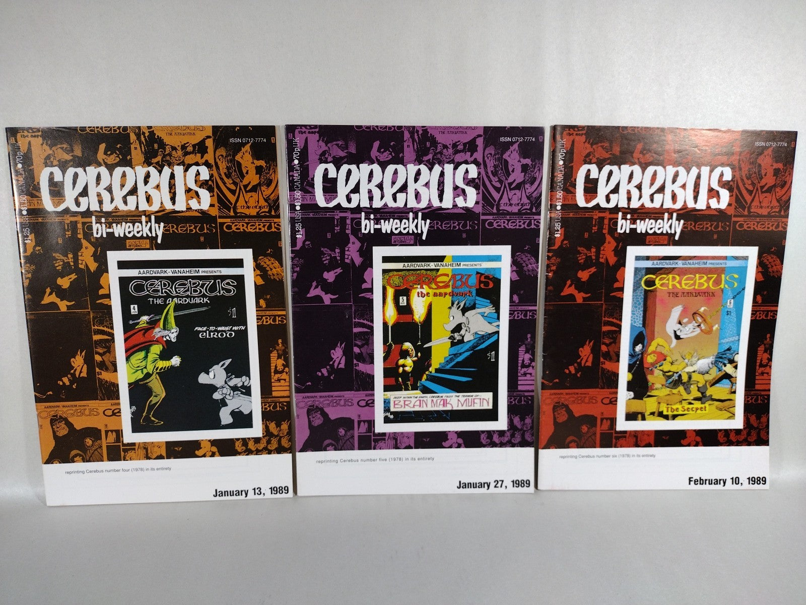 Cerebus Bi-Weekly (1988) Aardvark-Vanhiem Comic Lot #1-14 16 18 19 25 F-VF