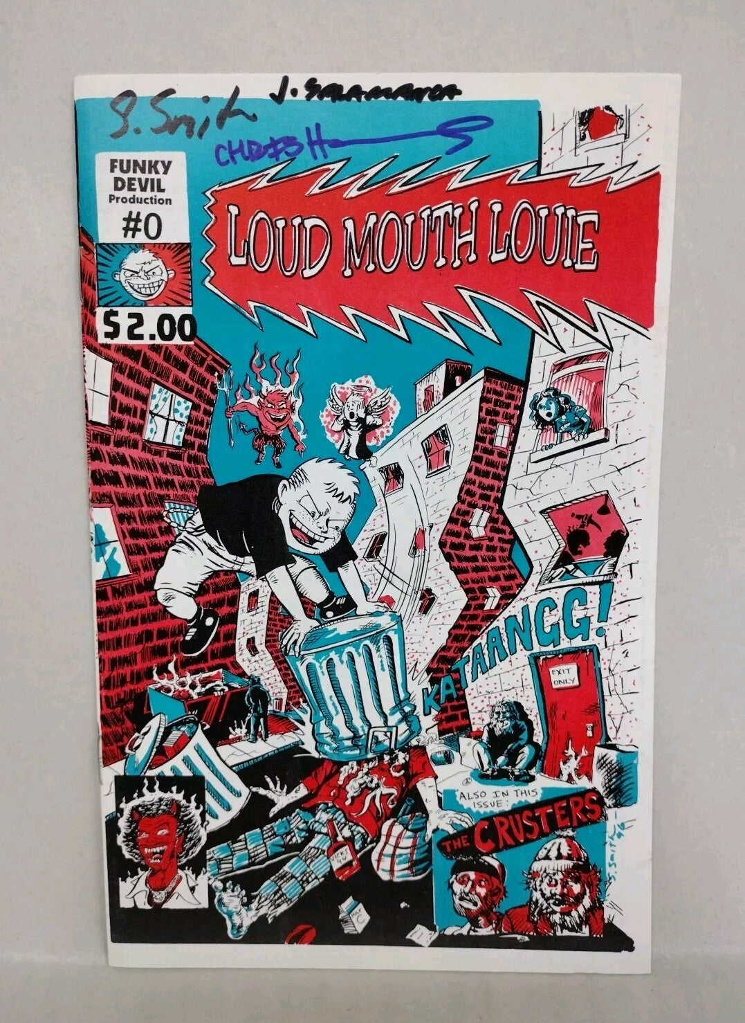 Loud Mouth Louie (1997) Complete Funky Devil Underground Comic Series #1 2 3 4 0