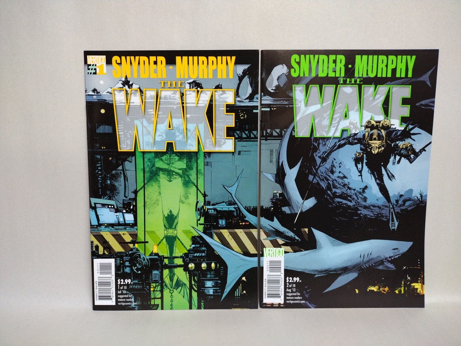 The Wake (2013) Complete Vertigo Comic Set #1-10 Scott Snyder Sean Murphy NM