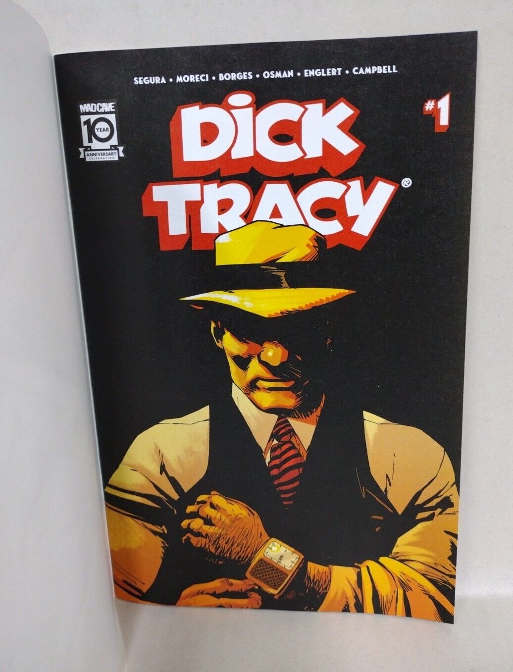 Dick Tracy #1 (2024) Mad Cave Comic Sketch Var Cover W Original Dave Castr Art