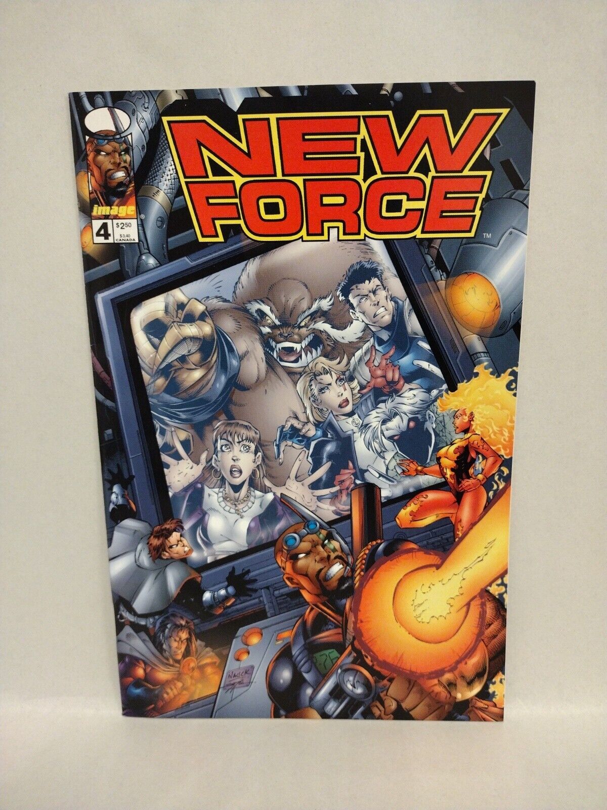 New Force (1996) Image Comic #3 4 Last Issue New Men Mini-series