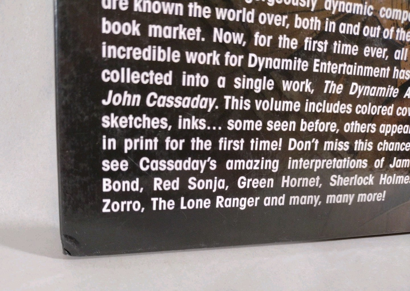 Dynamite Art Of John Cassaday (2020) HC Signed Edition Zorro Lone Ranger