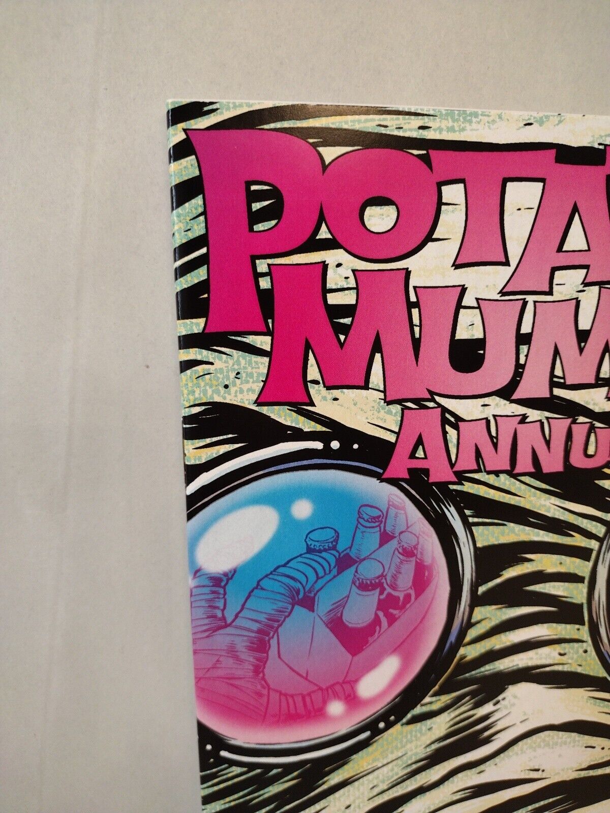 Potato Mummy Annual#1 (2022)Blank Cover Variant Comic W Original DCastr Art COA 