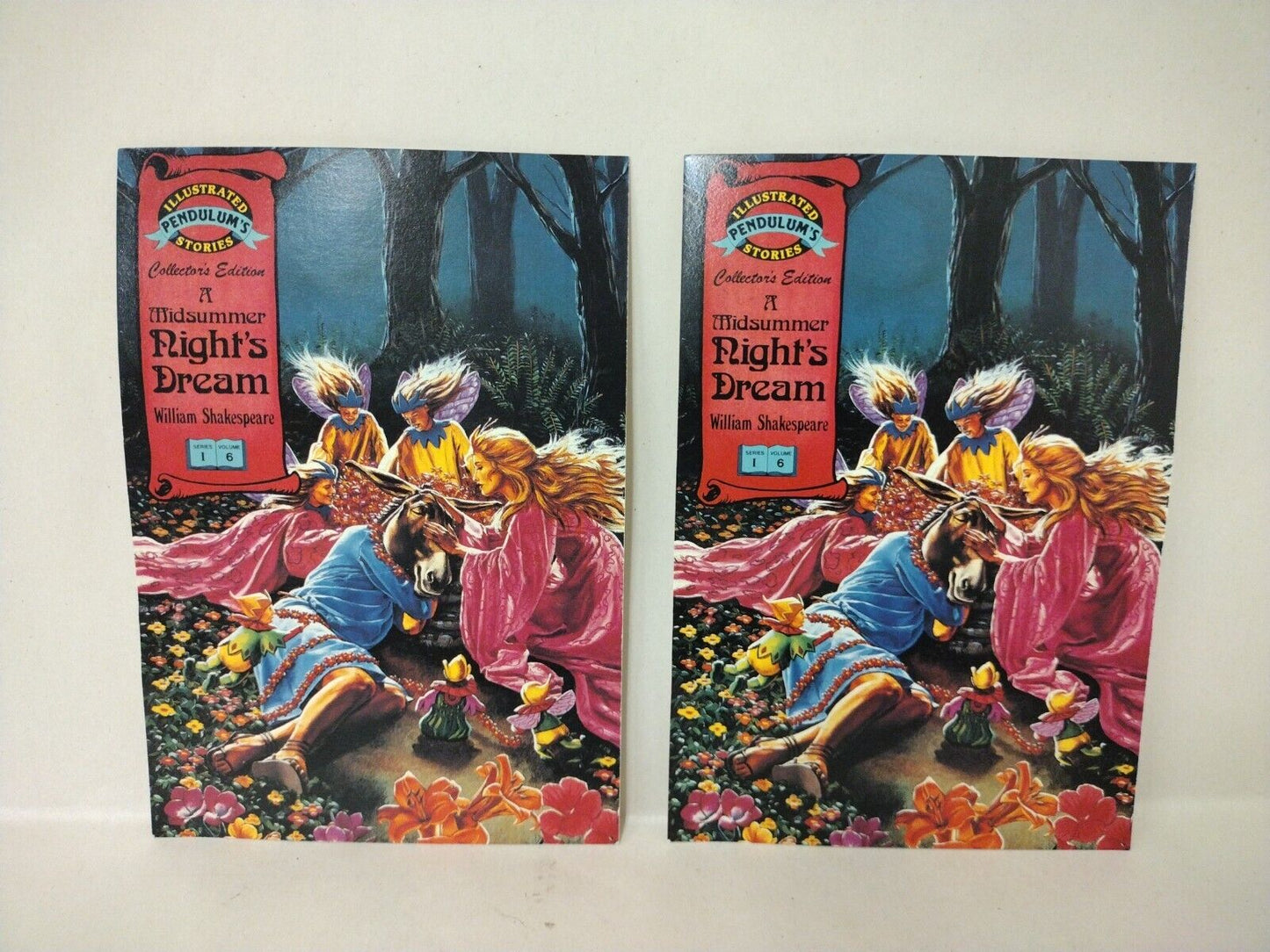 A Midsummer Night's Dream (1991) Pendulum Press Cassette W Booklet + Postcards