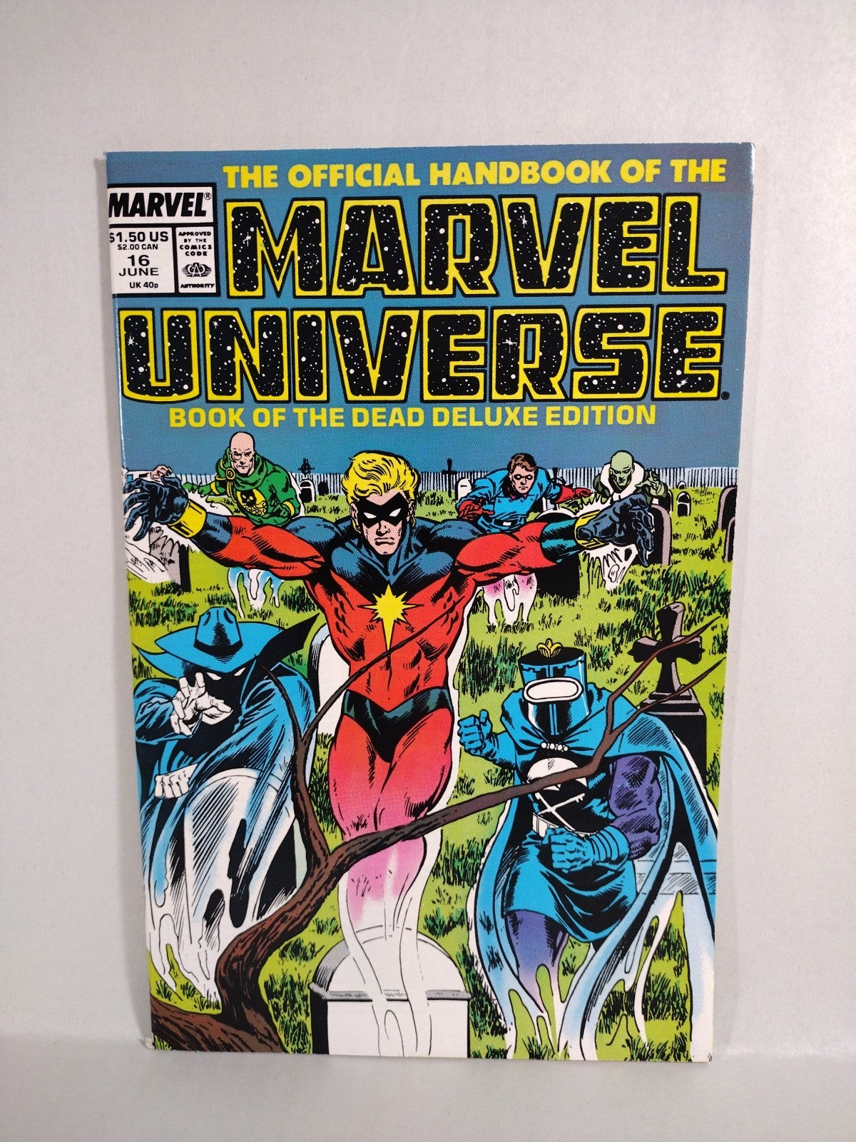 Official Handbook Of Marvel Universe Deluxe Comic Lot #11 14 16 18 Update '89 #6