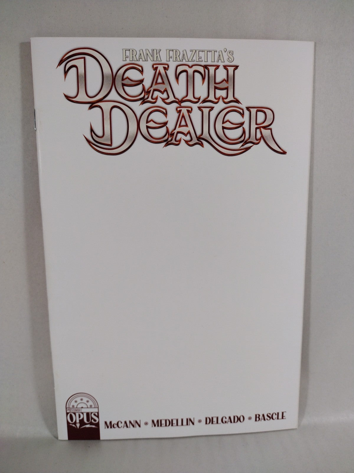 Death Dealer #12 (2023) Opus Comic Blank Sketch Cover C Variant NM