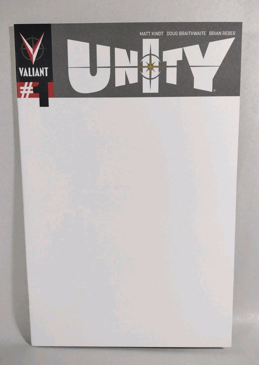 Unity #1 (2013) Valiant Comic Blank Sketch Cover Variant Comic Kindt New NM