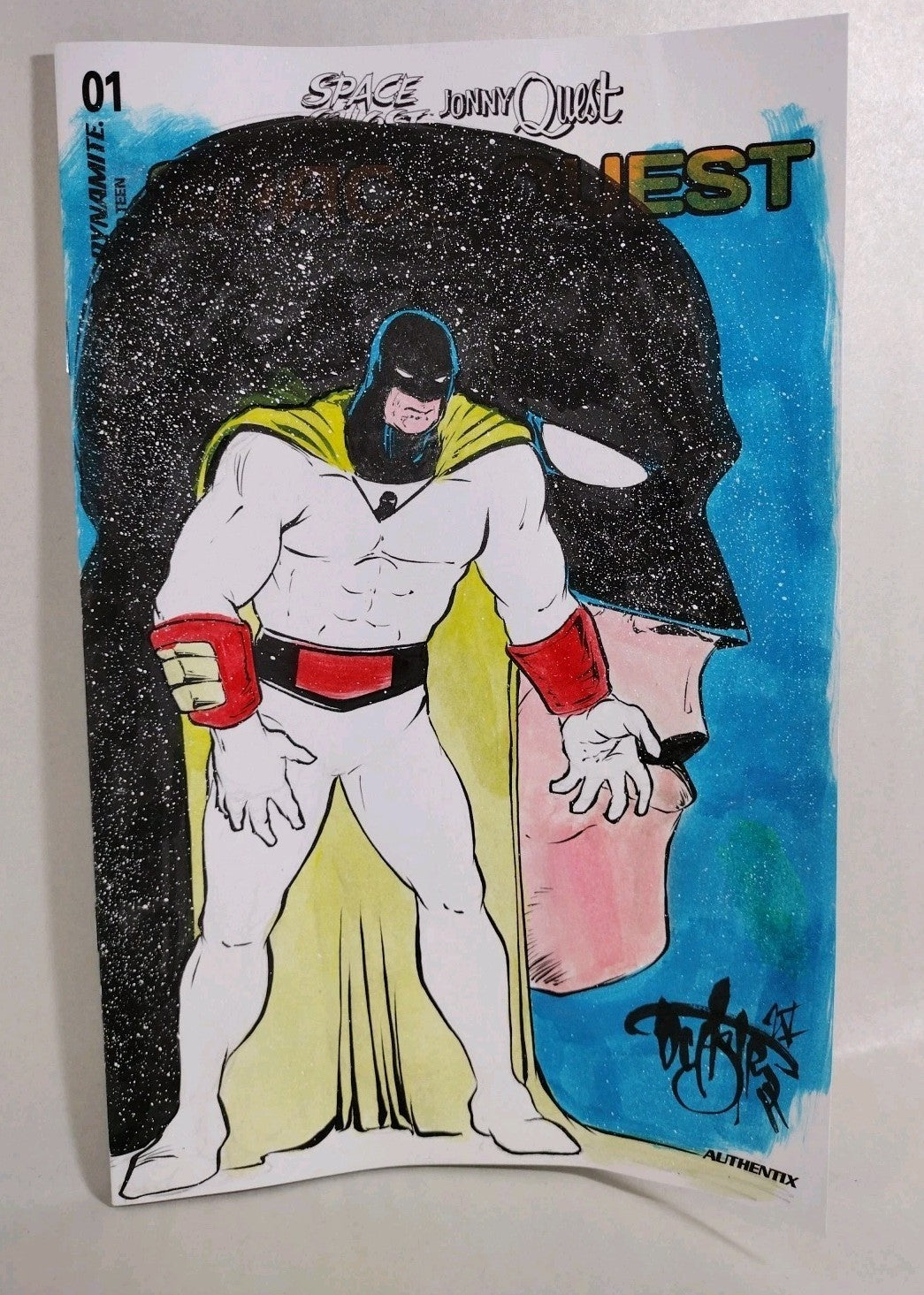 Space Quest #1 (2025) Dynamite Comic Sketch Cover Variant W Original DCastr Art