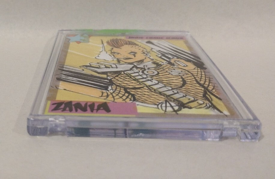 Indie Comic Icons (2023) ARG Sketch Card w Original Zania Warlock 5 Art DCastr