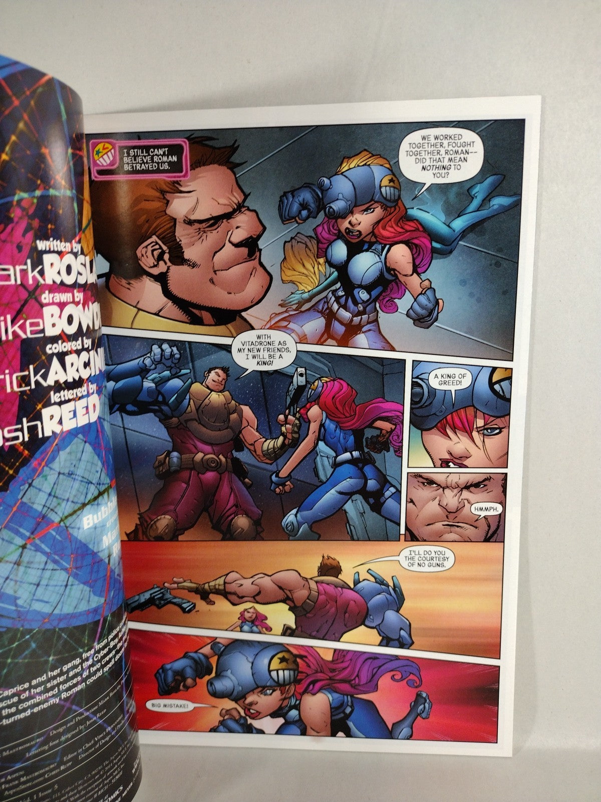 Bubble Gun #5 (2014) Aspen Comic Signed Mark Roslan Otto Schmidt Variant LTD 200