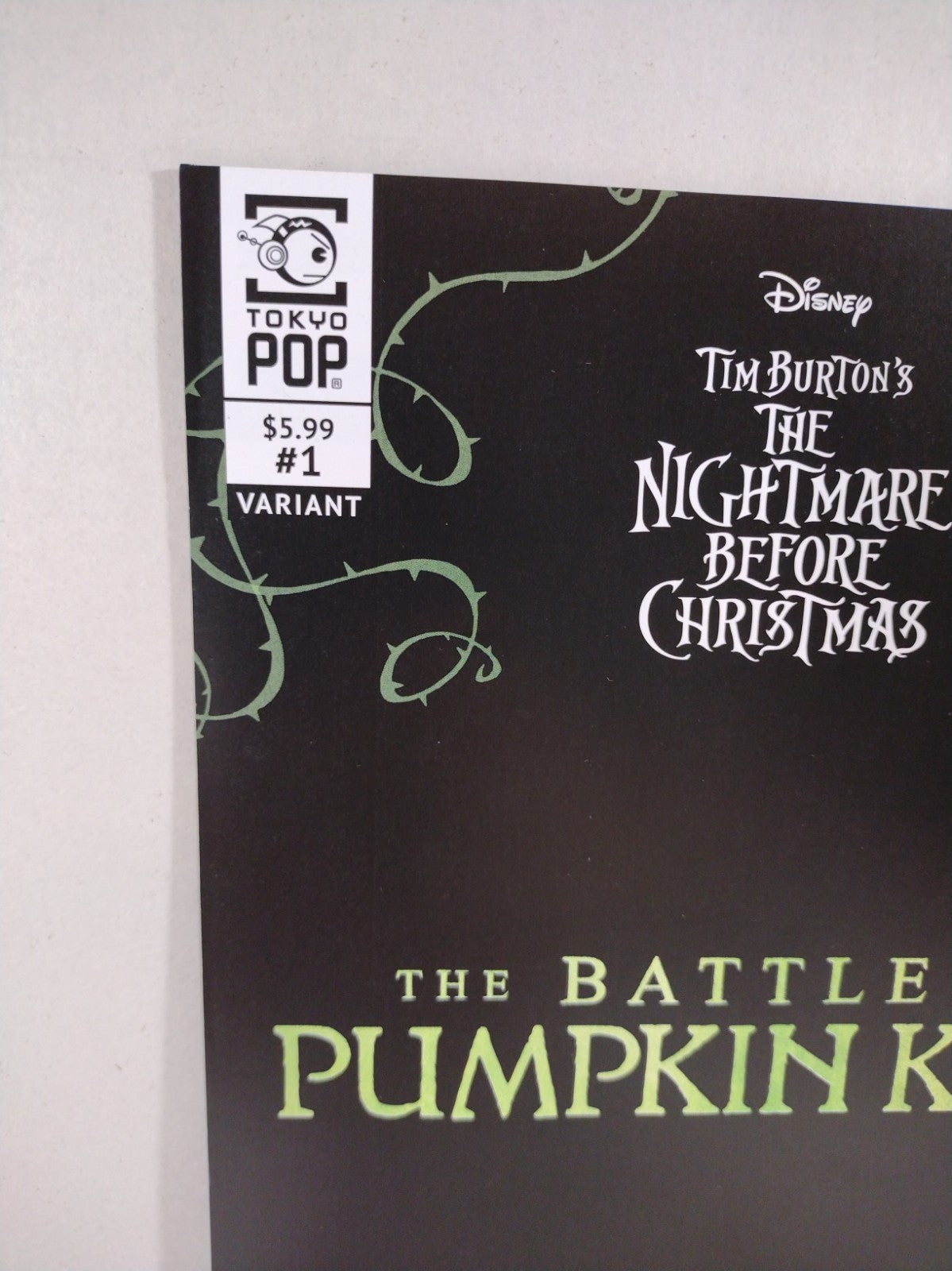 Nightmare Before Christmas Battle For Pumpkin King #1 Tokyo Pop 1:10 B/W Variant