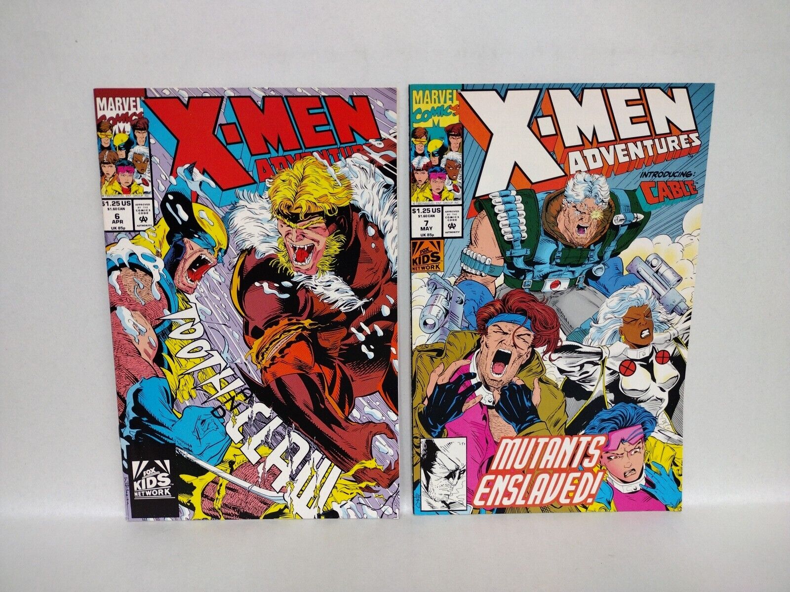 X-Men Adventures (1992) Marvel Comic Lot Set #1 2 3 4 5 6 7