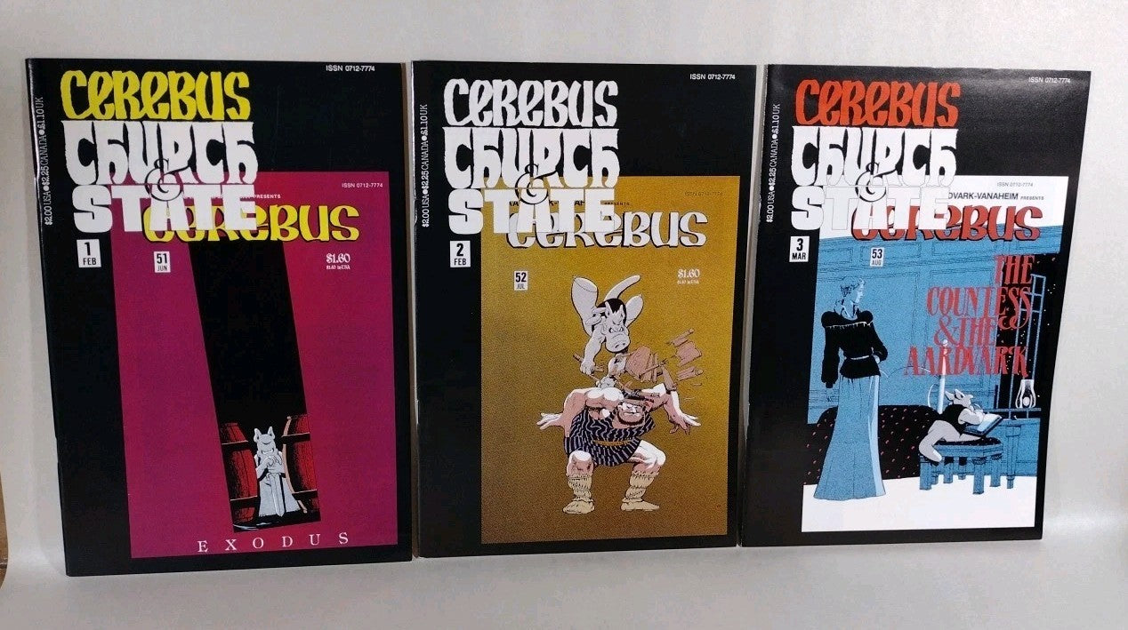 Cerebus The Aardvark 51-113 (1991) Dave Sim Complete Church & State Pt 1-60 +