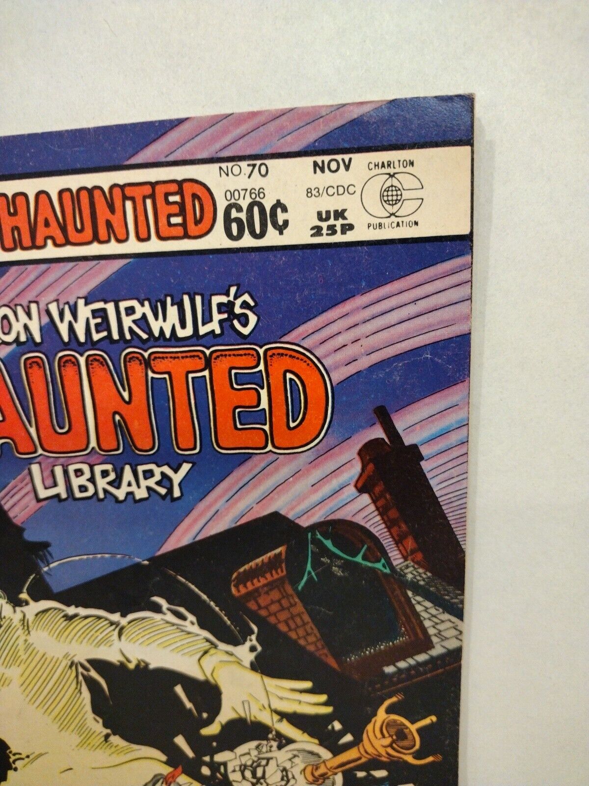 Baron Weirwulf's Haunted Library #70 (1983) Charlton Horror Comic Sutton Ditko