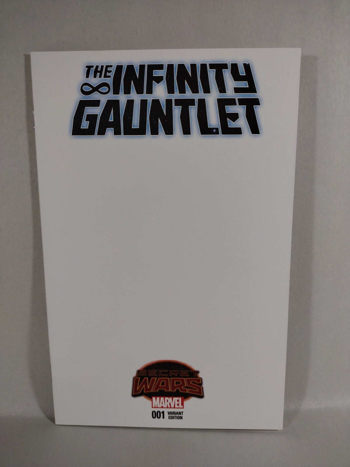Infinity Gauntlet #1 (2015) Marvel Blank Sketch Variant Cover Comic NM
