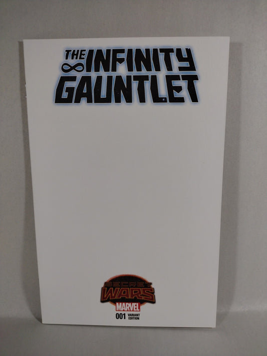 Infinity Gauntlet #1 (2015) Marvel Blank Sketch Variant Cover Comic NM
