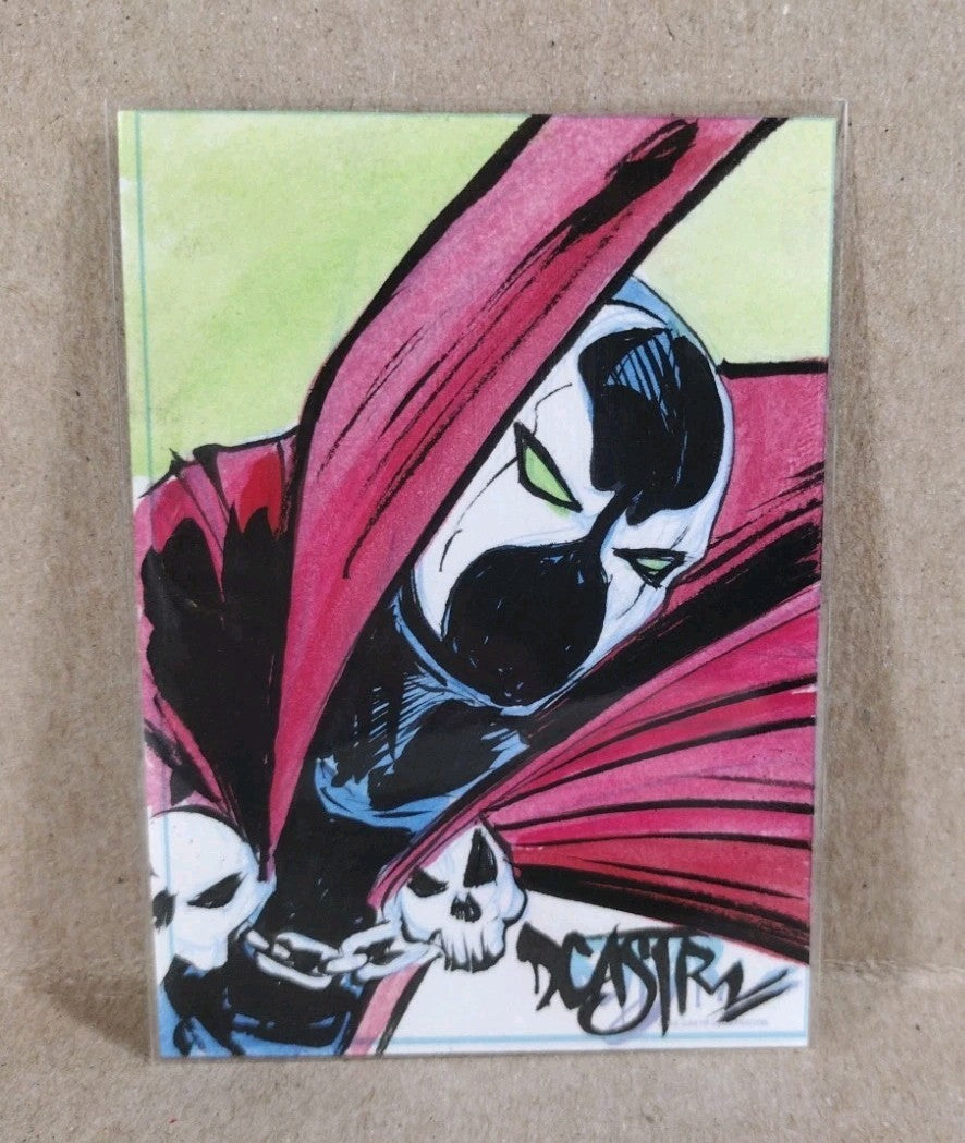 Dave Castr Crusin (2025) OAC Sketch Card W Original Spawn Art ACEO