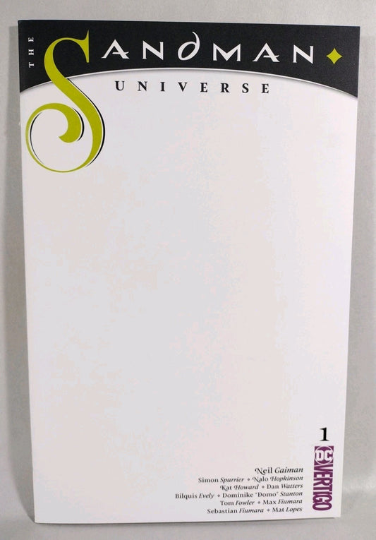 Sandman Universe #1 (2018) DC Vertigo Blank Sketch Cover Comic New NM