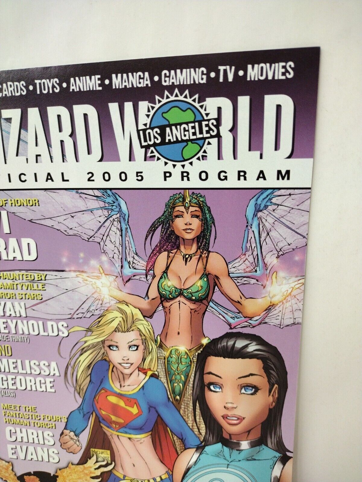 Wizard World Comic Convention Los Angeles 2005 Program Michael Turner Cover