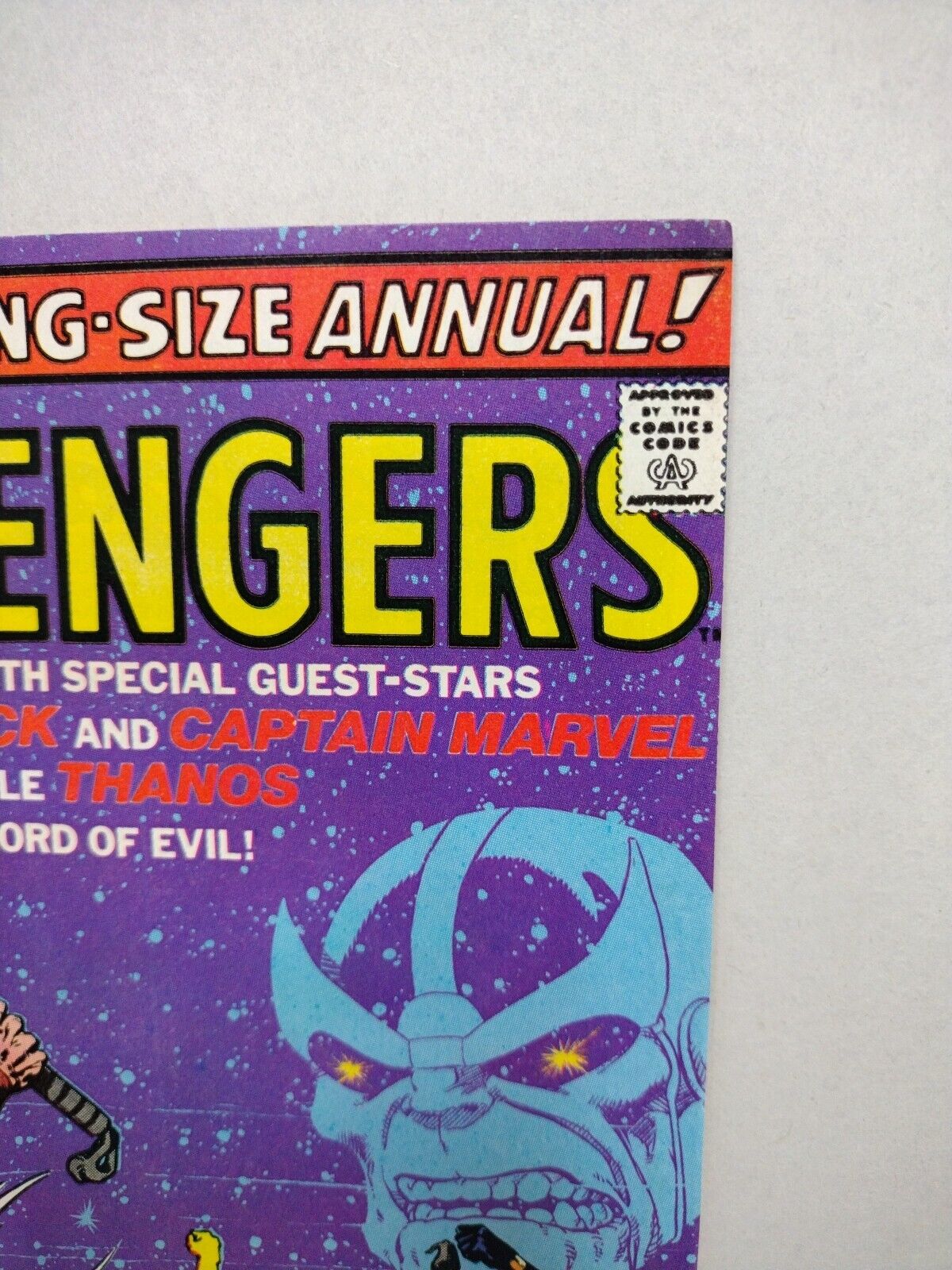 Avengers Annual #7 (1977) Marvel Comic Thanos Death Of Adam Warlock Starlin F-VF