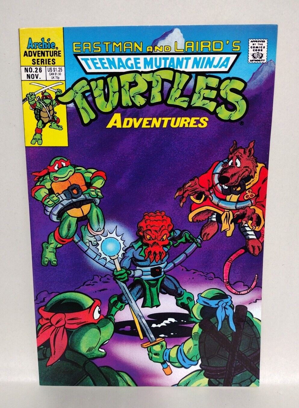 Tennage Mutant Ninja Turtles (1992) Archie Comic #26 27 28 TMNT NM