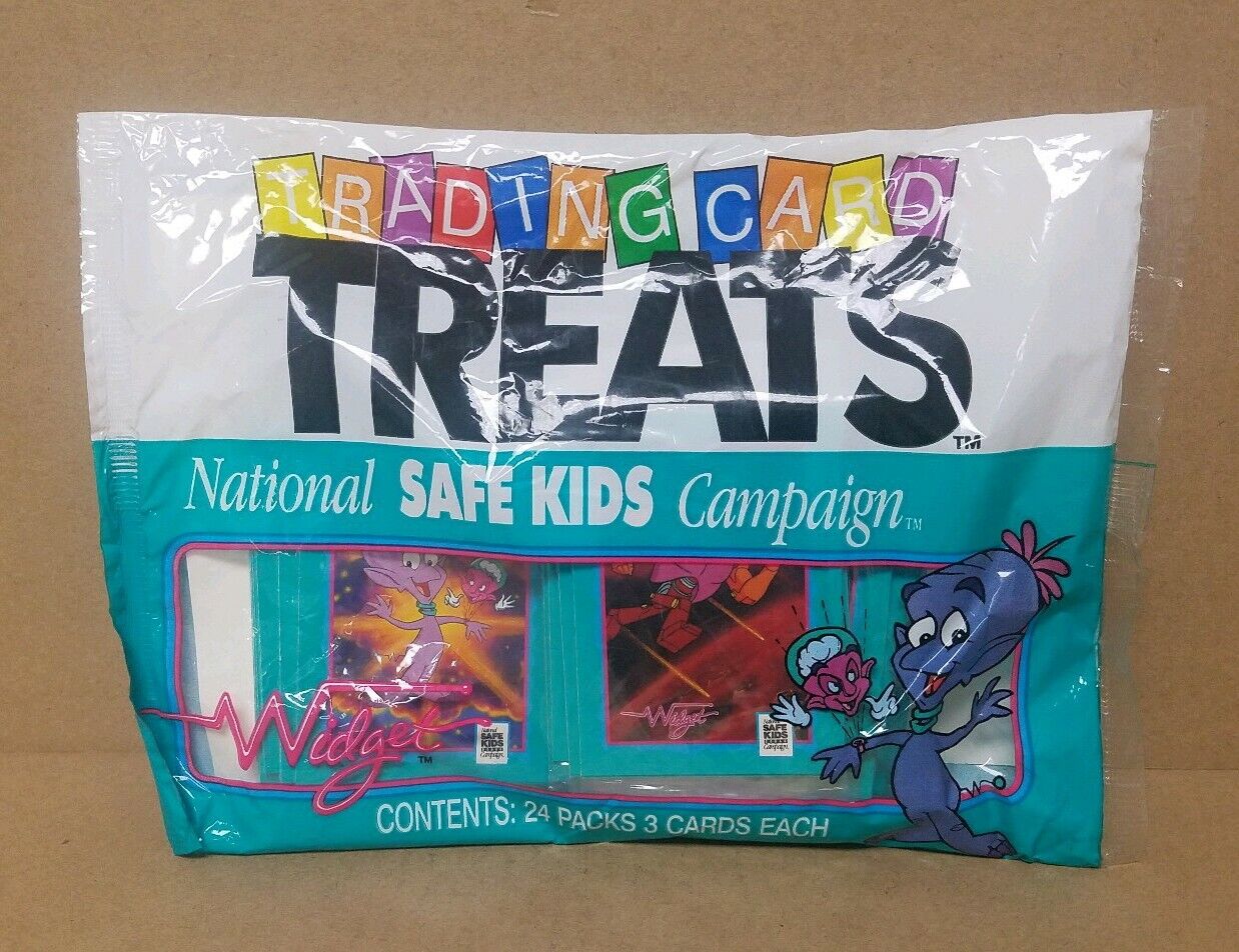 Widget Trading Card Treats 1991 Impel 3 card packs SEALED Bag of 24 Calico Ent