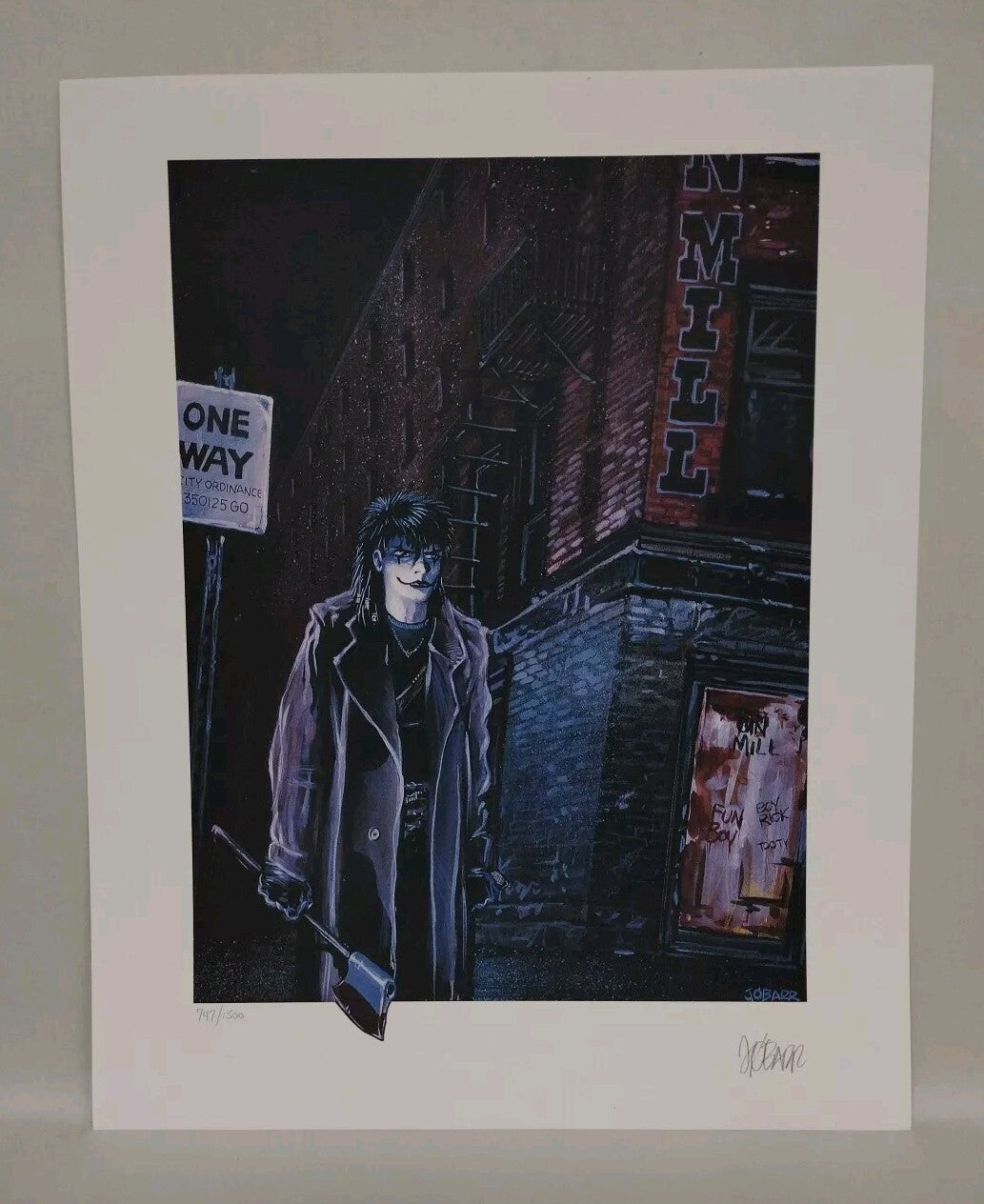The Crow Color Portfolio 6 Pc 17X20" Linen Print Set Signed & #'d 747/1500