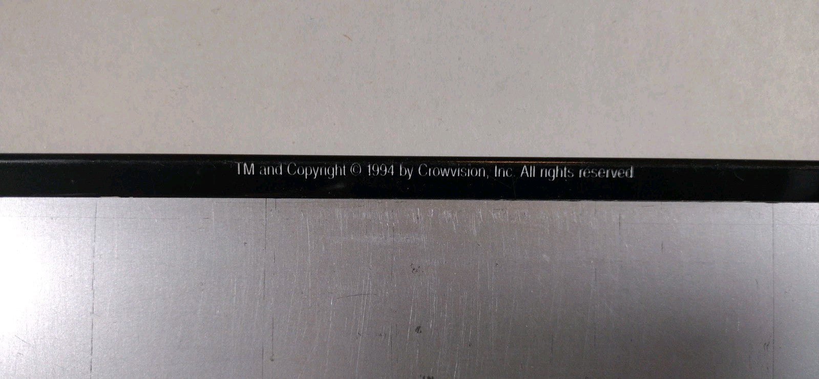 1994 The Crow "Official Merchandise Sold Here" Metal Sign 15x11” Movie Promo