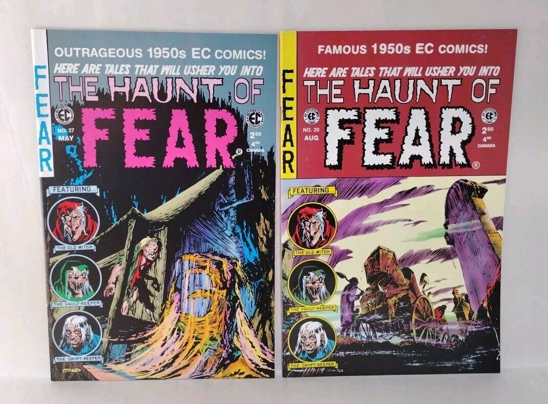 Haunt Of Fear Complete Russ Cochran 1992 Reprint Pre-Code Horror Comic Set #1-28