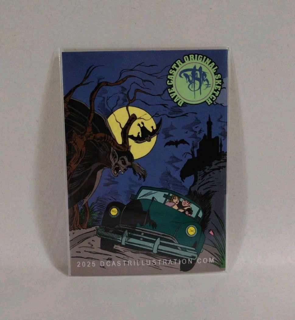 Dave Castr Crusin (2025) OAC Sketch Card W Original Marvel Spider-Man Art