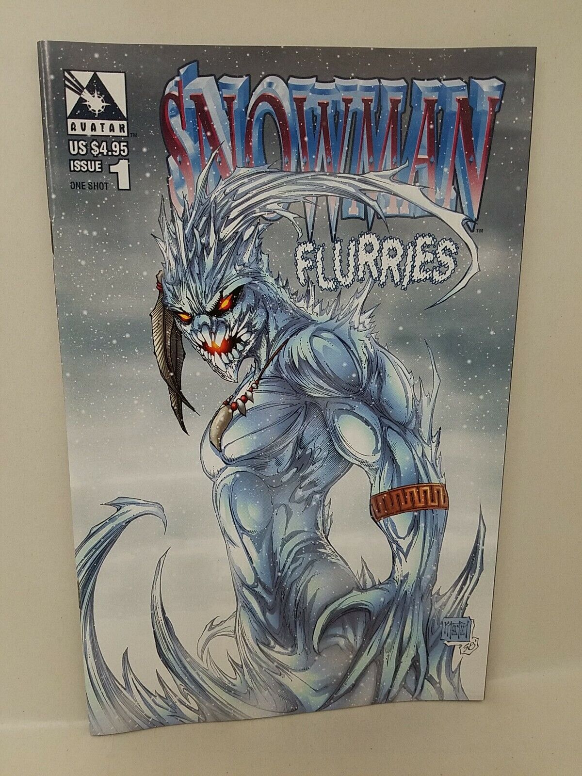 Snowman: Flurries #1 (1999) One Shot Avatar Press Comic HTF Matt Martin Horror