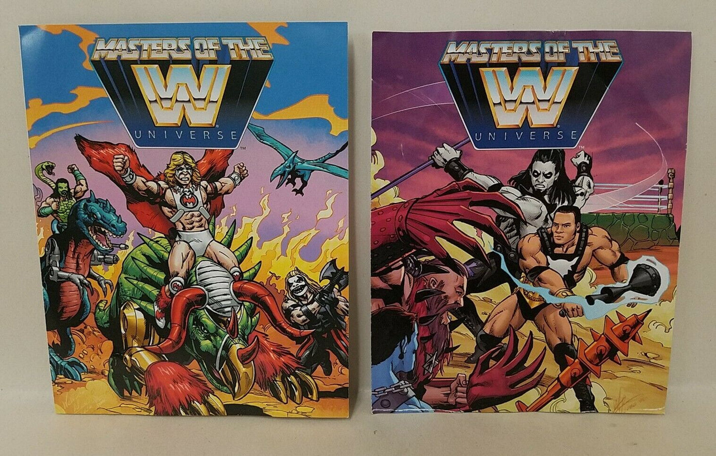 Masters Of The WWE (2020) Comics The Rock Wave 3 & Ultimate Warrior Wave 6