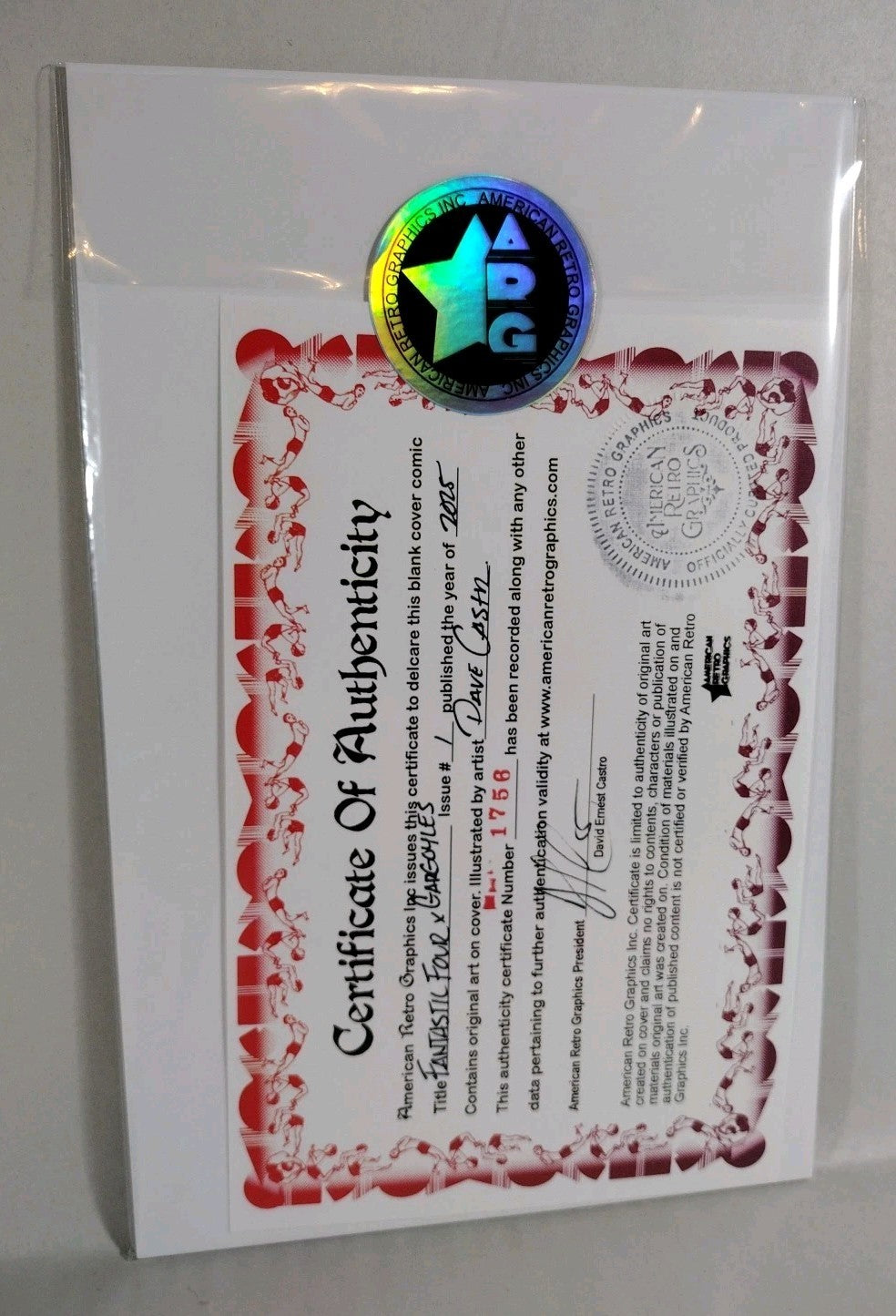 Fantastic Four X Gargoyles #1 (2025) Marvel Sketch Variant W Original DCastr Art