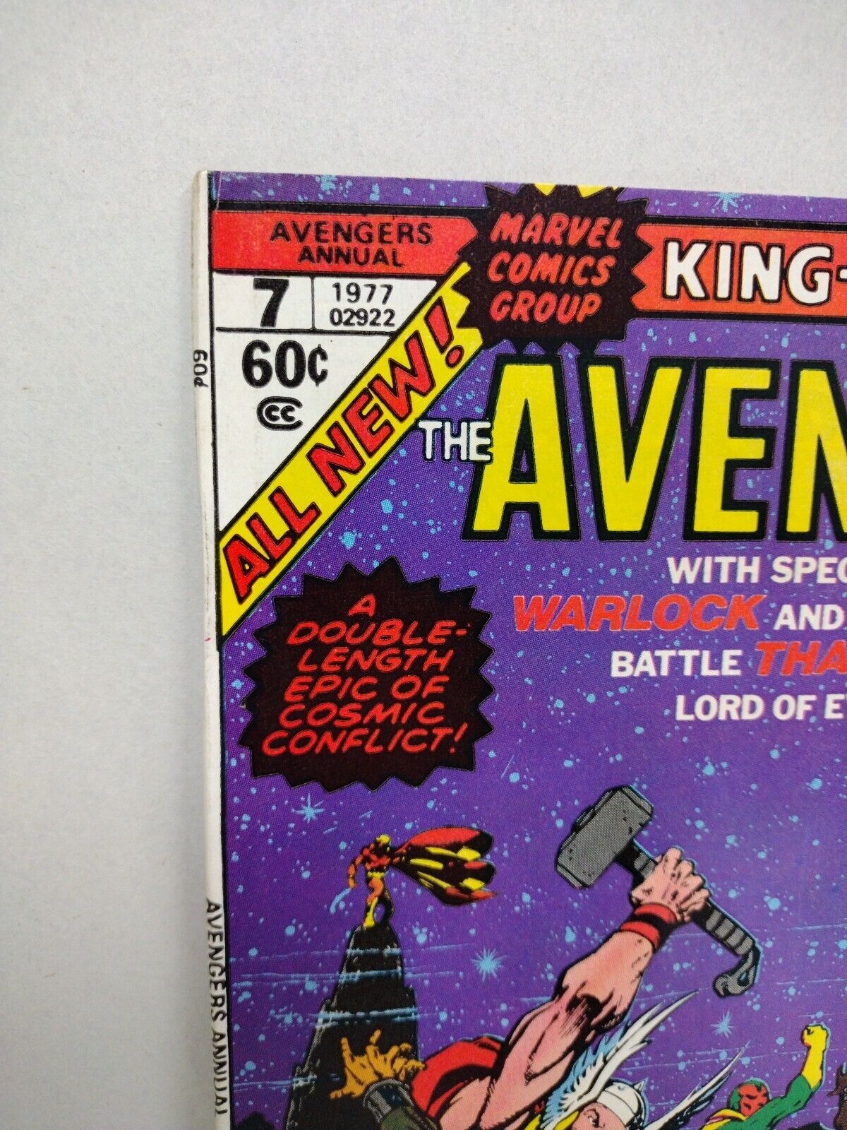 Avengers Annual #7 (1977) Marvel Comic Thanos Death Of Adam Warlock Starlin F-VF