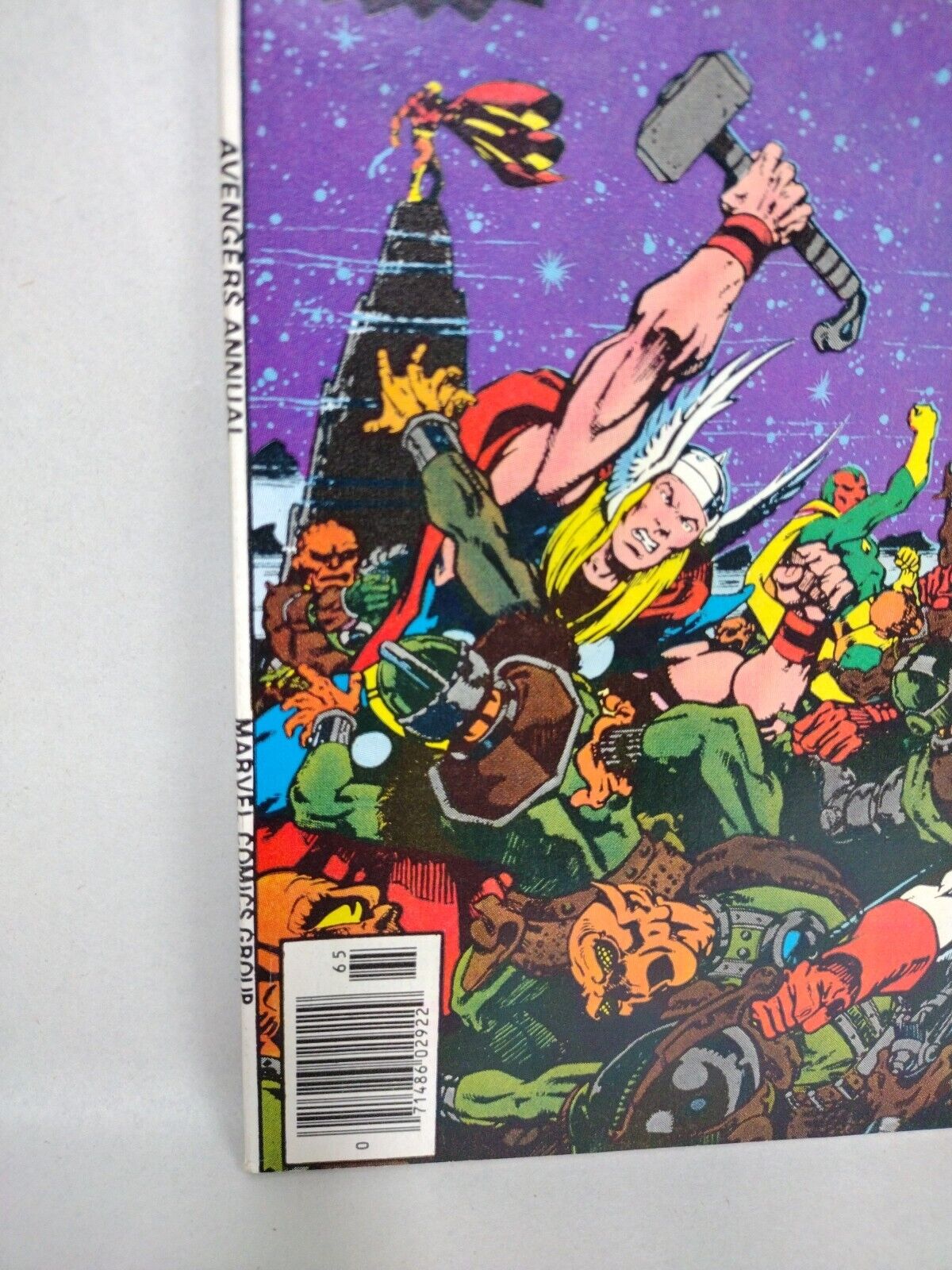 Avengers Annual #7 (1977) Marvel Comic Thanos Death Of Adam Warlock Starlin F-VF