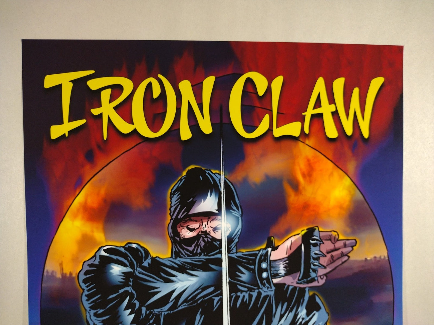 Iron Claw Ninja (2024) Dave Castr 11X17" Comic Art ARG Matte Poster Print 