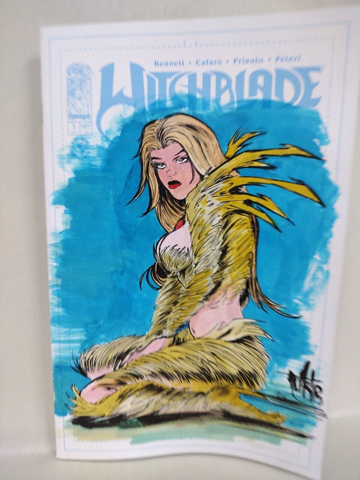 Witchblade #1 (2024) Image Comic Sketch Cover Variant W Original Dave Castr Art