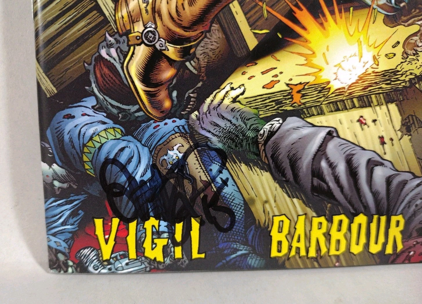 Gunfighters In Hell: Sinbuck #4 (2014) Angel Eyes Signed Joe Tim Vigil VF-NM