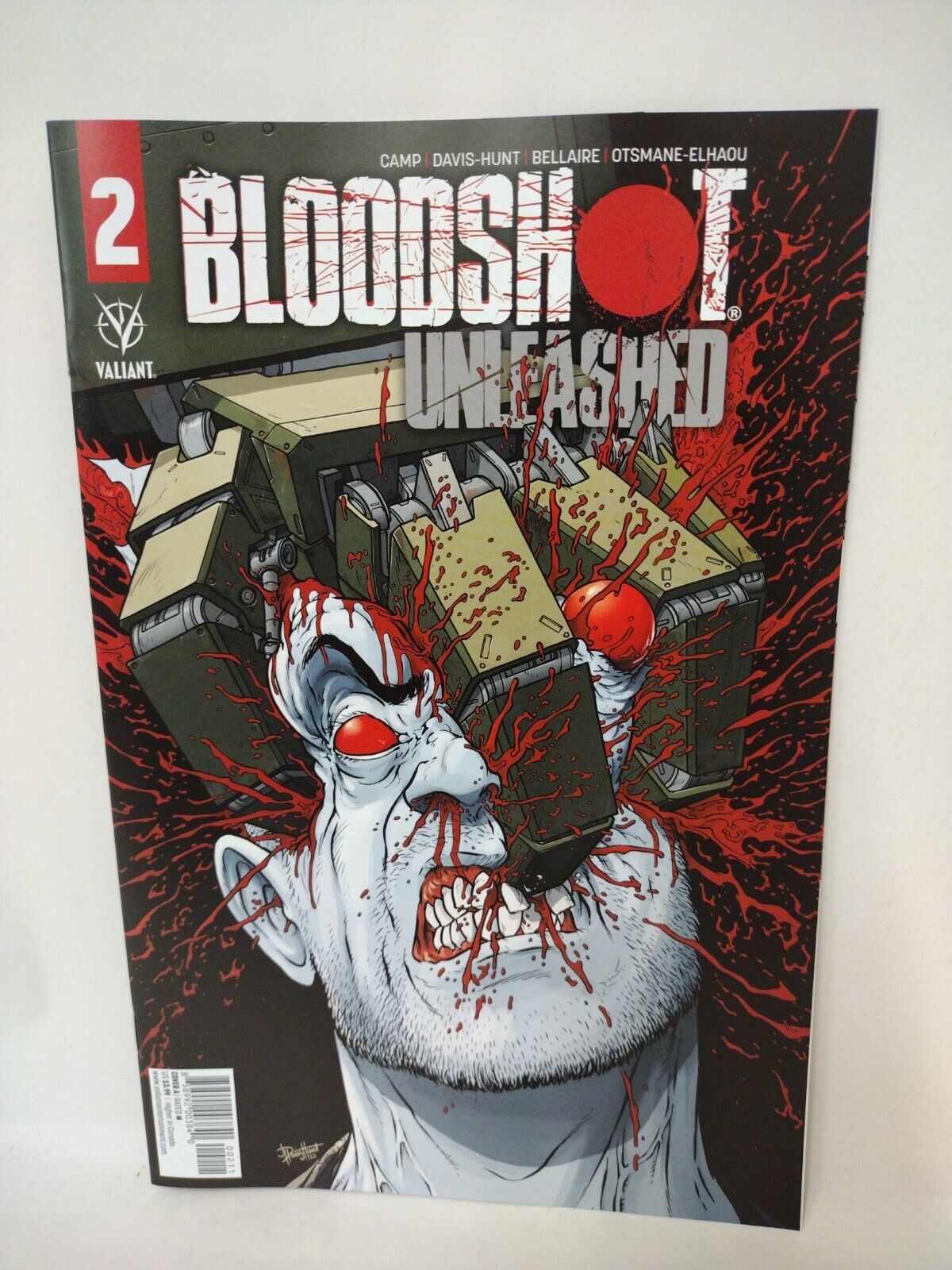 Bloodshot Unleashed #2 (2022) Valiant Comic Cover A Deniz Camp Jon Davis-Hunt NM