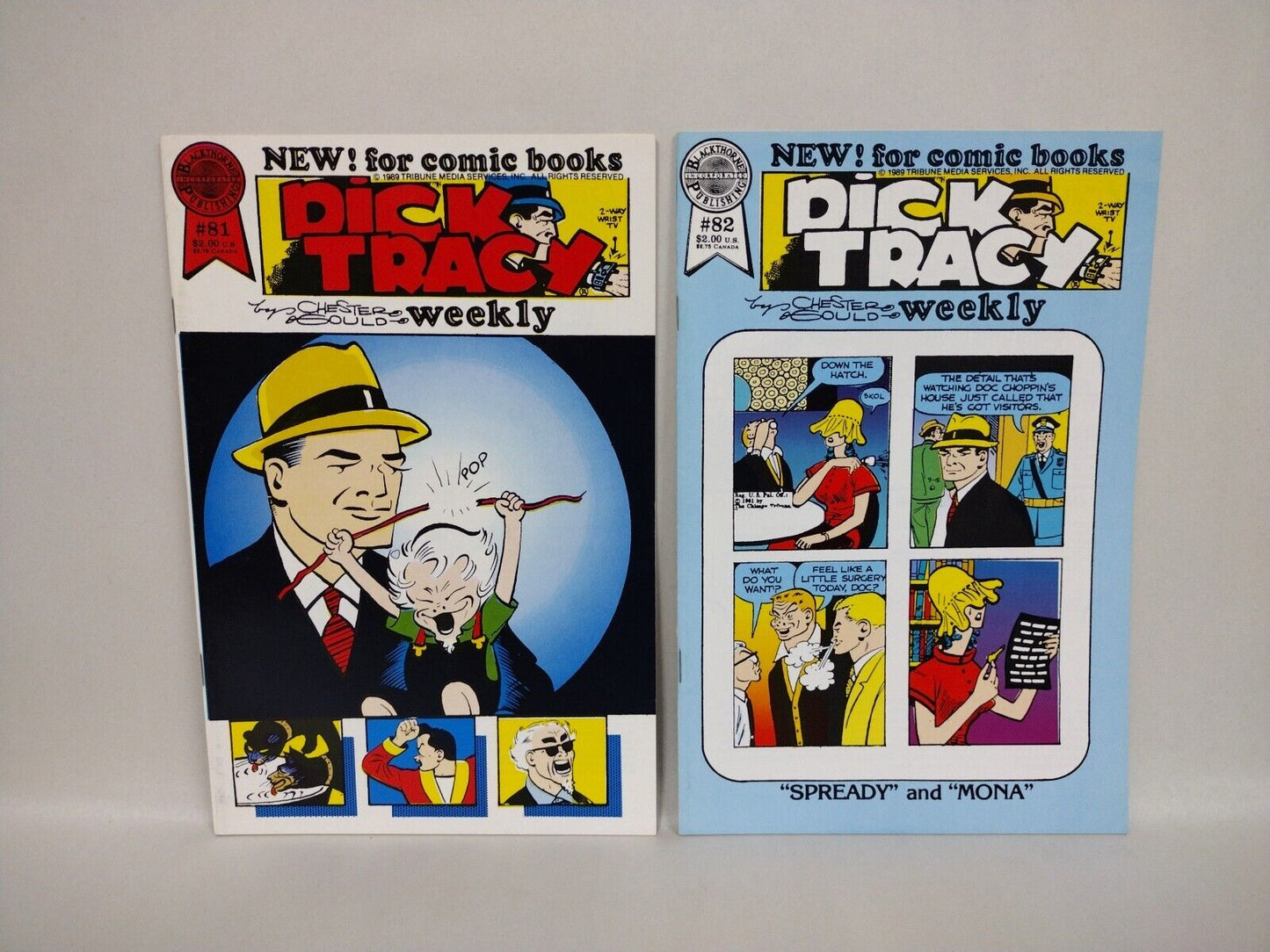 Dick Tracy Weekly (1989) Blackthorne Comic Lot Set 75-82 84-86 88 89 Chest Gould