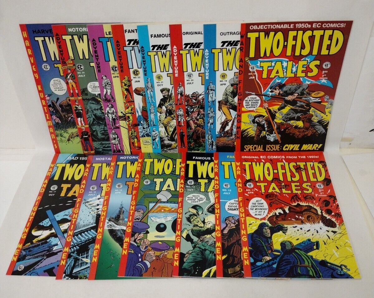 Two-Fisted Tales (1995) Gemstone EC Comic Reprint Set 11-24 Last Issue + The New