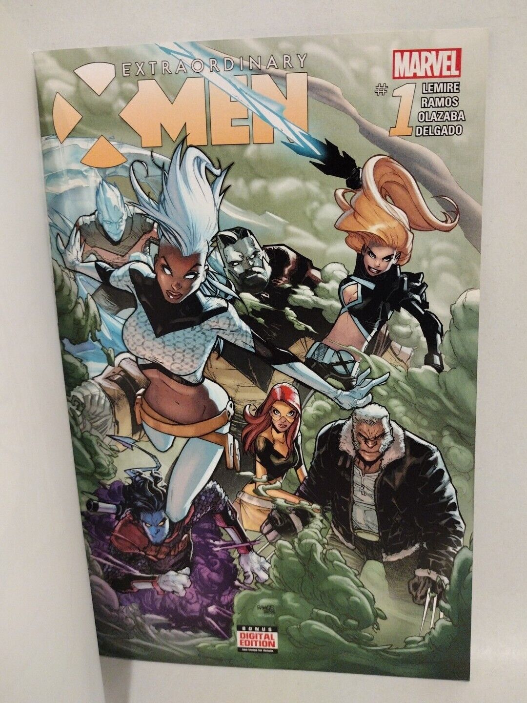 Extraordinary X-Men #1 (2016) Marvel Sketch Cover Variant Comic W Original Art